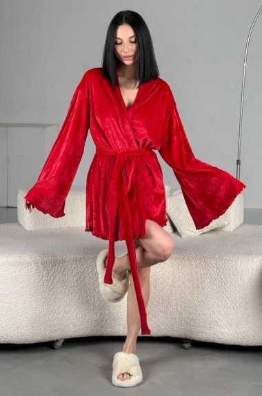 Велюровий халат BLO-818A450