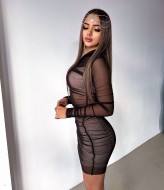 Комплект з сукнею сіткою YLM-596A430