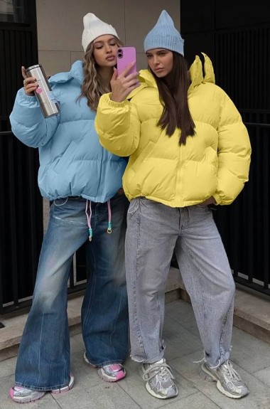 Яскрава тепла куртка LUC-1128A1099 Яскрава тепла куртка LUC-1128A1099