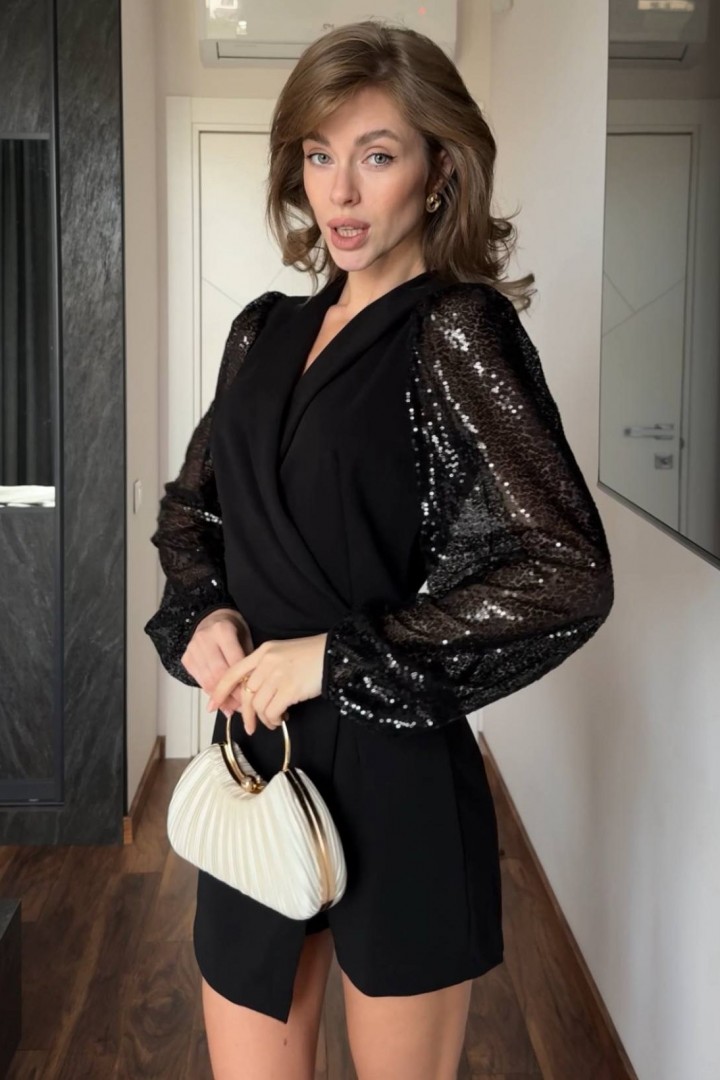 Стильний комбінезон з паєтками INNA-758A550