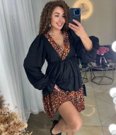 Платье с воланами NJ-YAN-7165A460 