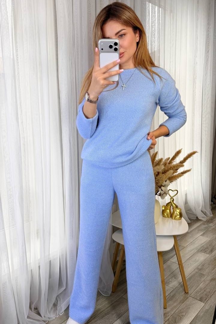 Жіночий ангоровий костюм двійка KG-734A870