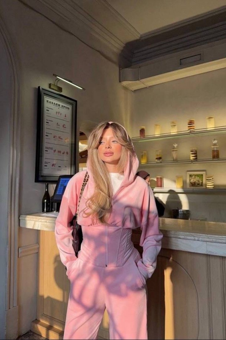 Молодіжний велюровий костюм VOL-738A650