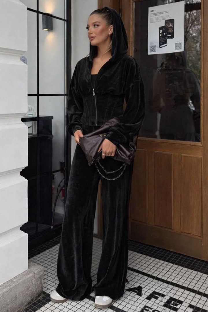 Молодіжний велюровий костюм VOL-738A650