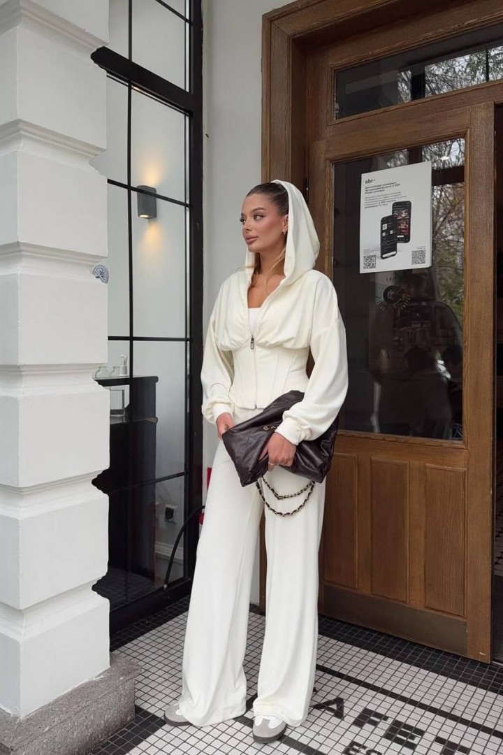 Молодіжний велюровий костюм VOL-738A650