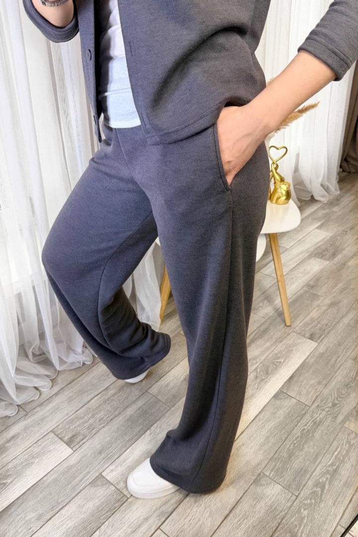 Костюм кофта и брюки свободного кроя KG-711A640