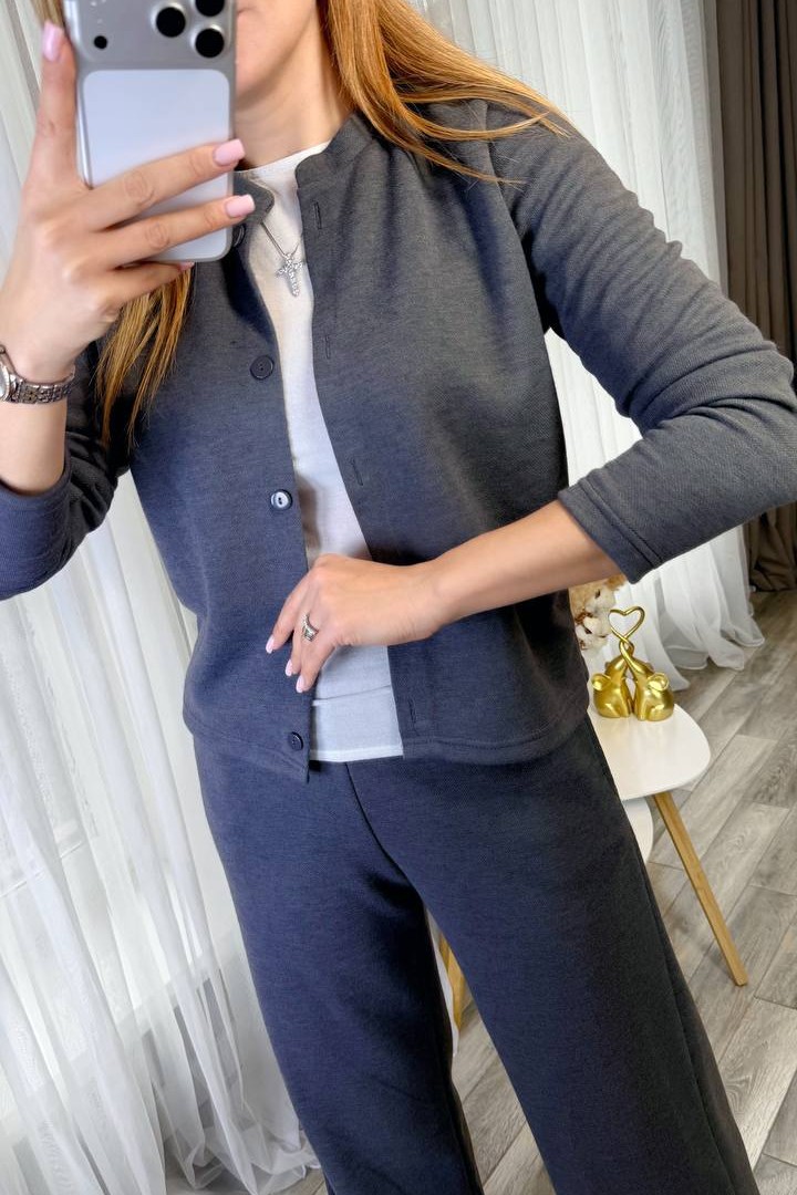 Костюм кофта и брюки свободного кроя KG-711A640