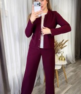 Костюм кофта и брюки свободного кроя KG-711A640