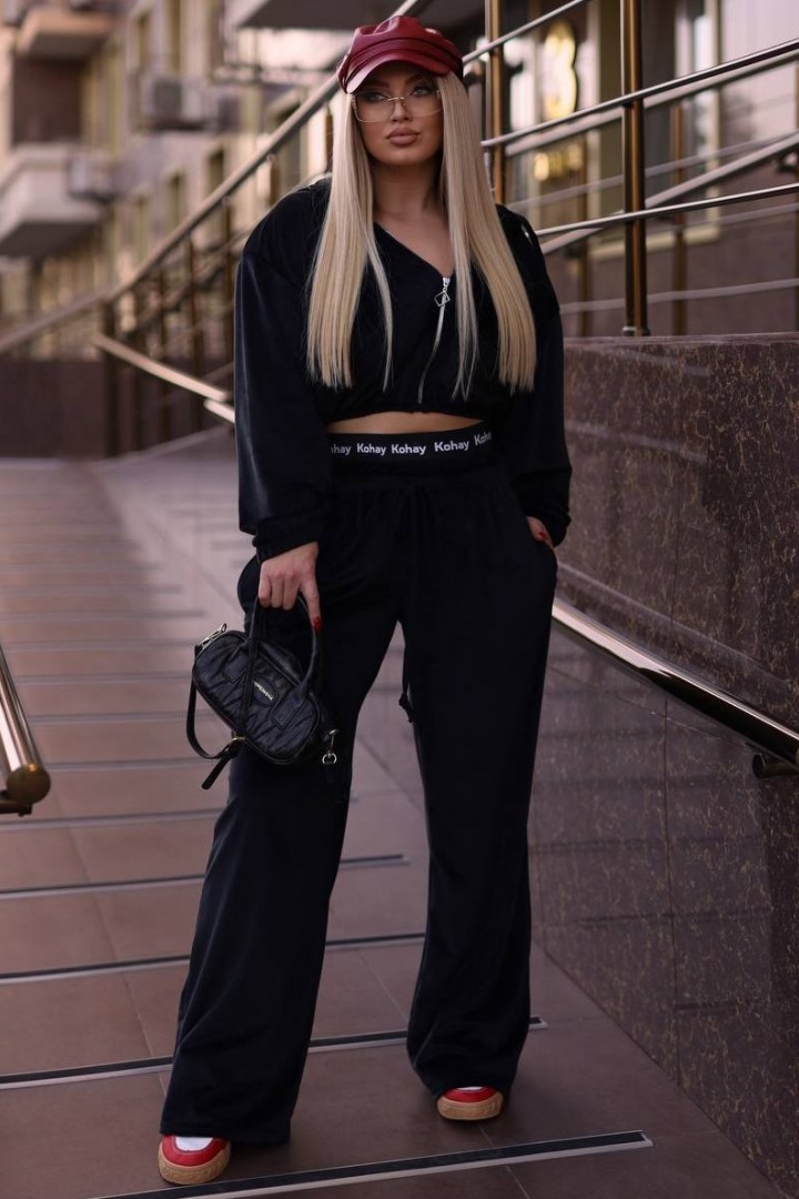 Велюровый костюм двойка YM-7015.7012A19.5B22