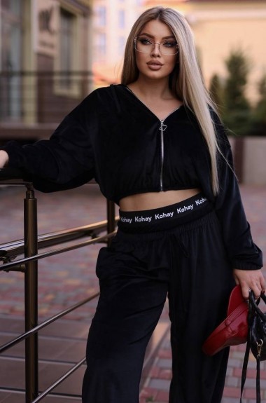 Велюровый костюм двойка YM-7015.7012A19.5B22