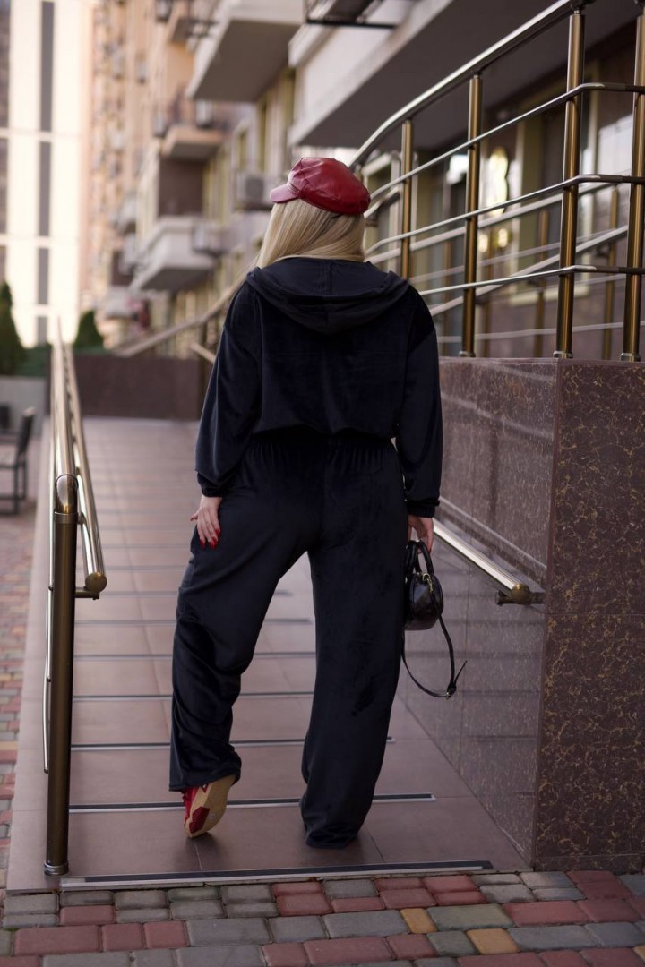 Велюровый костюм двойка YM-7015.7012A19.5B22