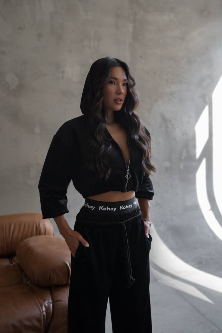 Велюровый костюм двойка YM-7015.7012A19.5B22