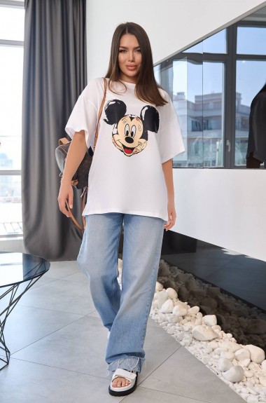 Футболка женская с микки маусом FL-1010A370