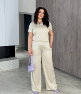 Женский брючный костюм из шелка GR-0803A350