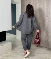 Костюм вельвет женский  AB-241A16