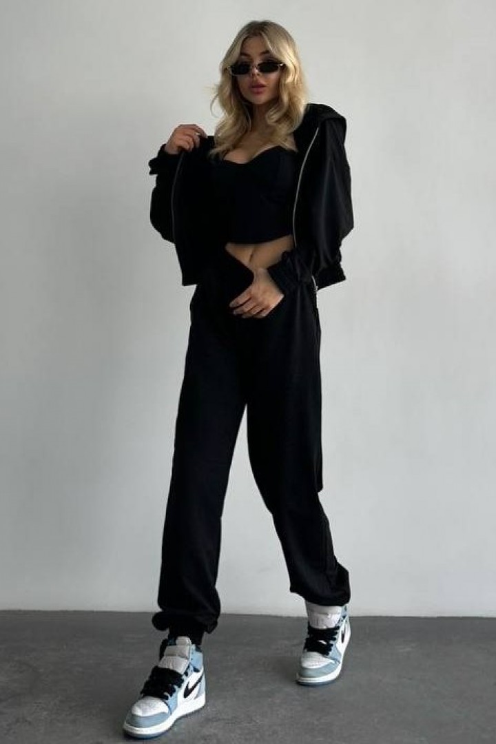 Костюм 3-ка брюки, кофта и топ VOL-749A700