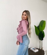 Стильное боди с воланами MIK-1596A280