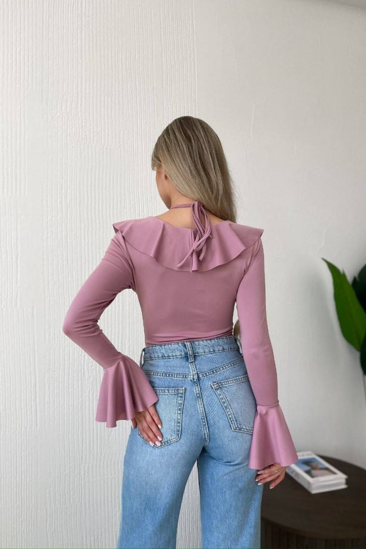 Стильное боди с воланами MIK-1596A280