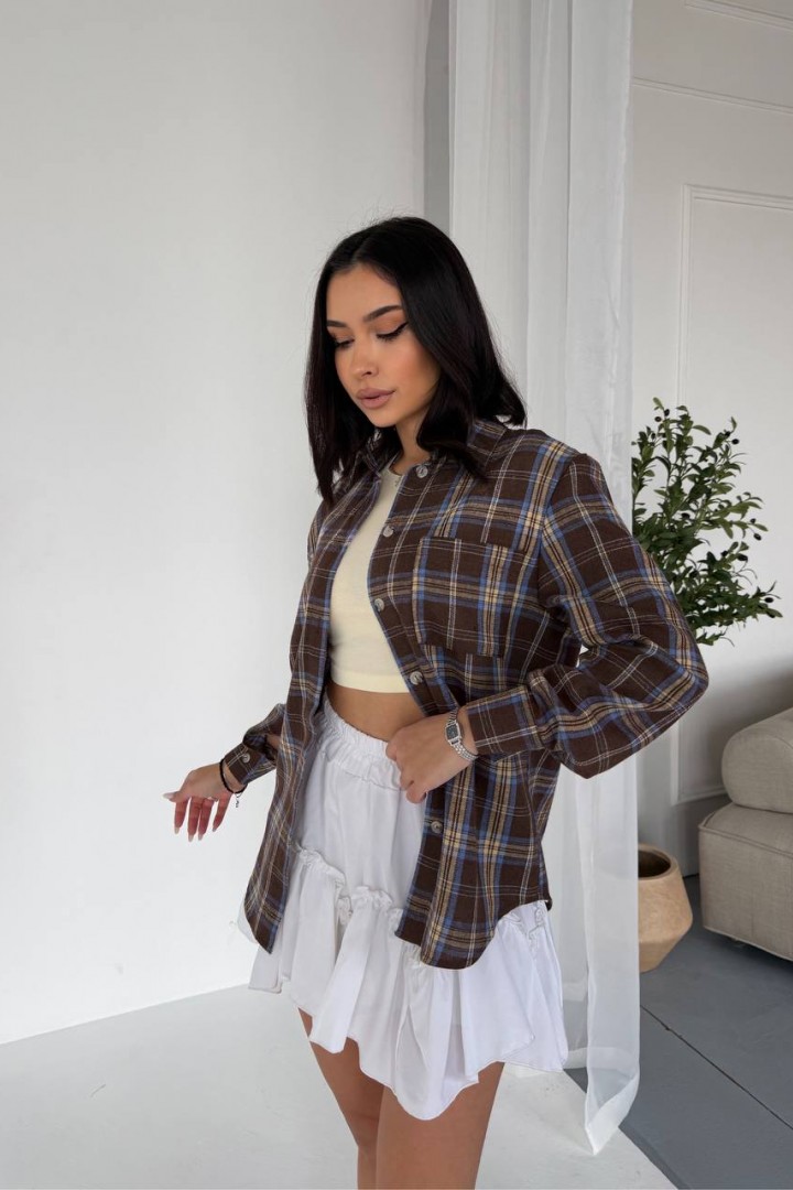 Рубашка в клетку NOB-26014A490