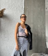 Платье-комбинация кружево UNO-033A400