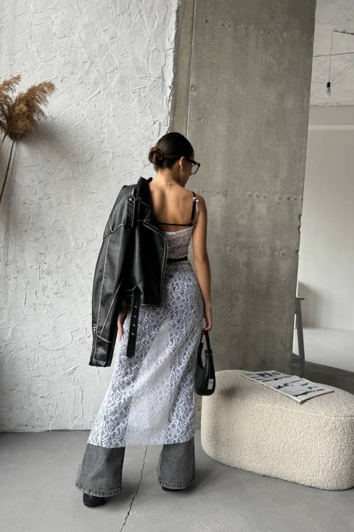 Платье-комбинация кружево UNO-033A400