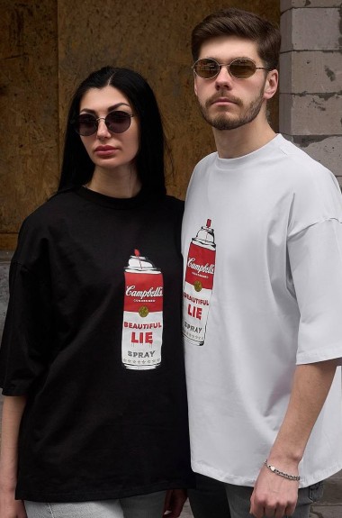 Футболка унисекс с накатом UNO-047A390