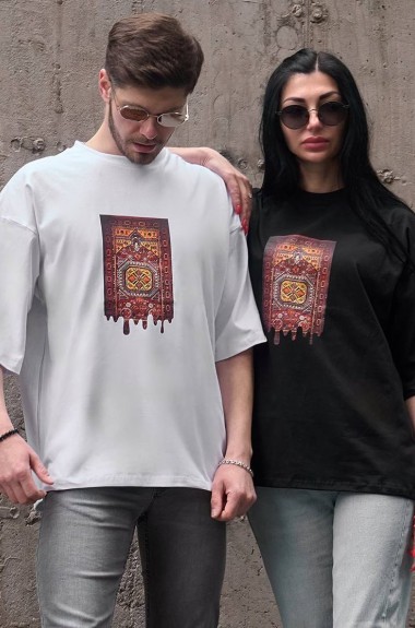 Футболка унисекс с накатом UNO-047A390