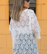 Футболка оверсайз з гепюру UNO-054A390