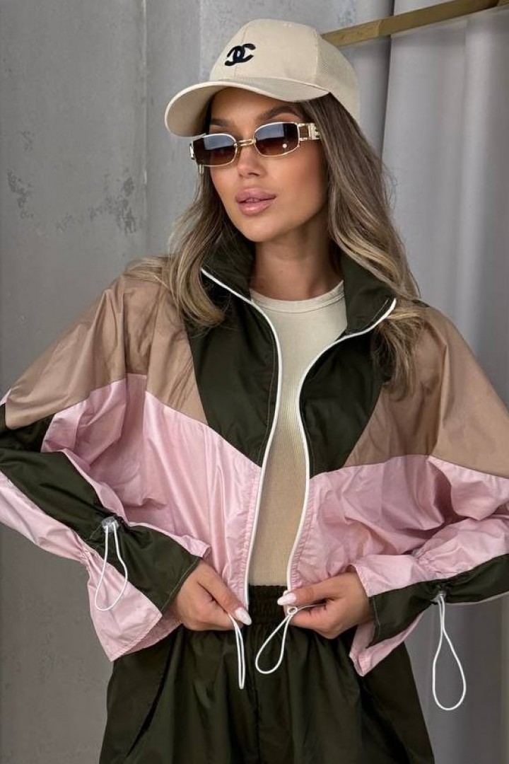 Бомбер из плащевки UNO-062A450