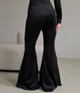 Велюровый костюм с брюками клеш UNO-085A750