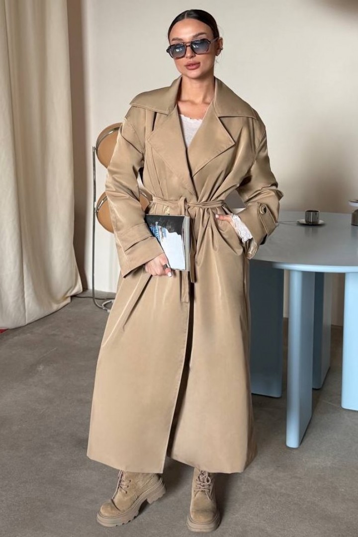 Стильный удлиненный тренч UNO-099A1600