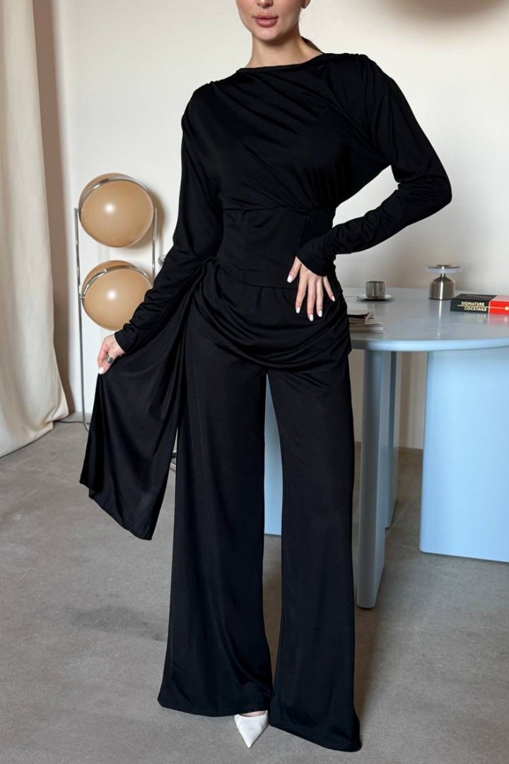 Нежный брючный костюм двойка UNO-087A950