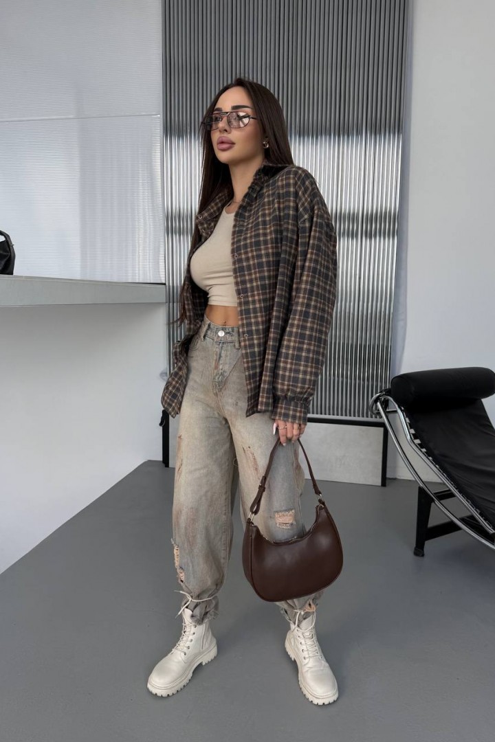 Фланелева сорочка VSH-412A650