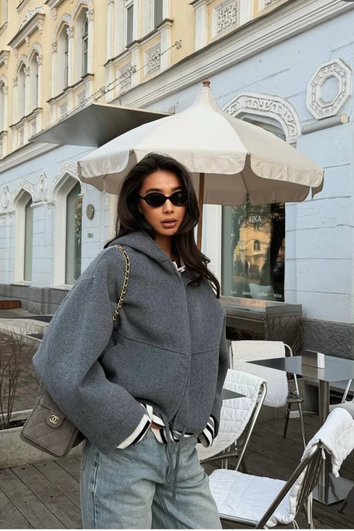 Бомбер с капюшоном VSH-0119A820