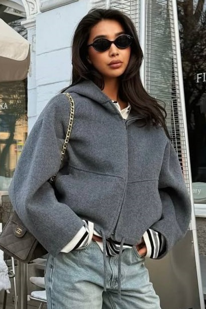 Бомбер с капюшоном VSH-0119A820