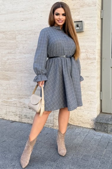 Платье с поясом NA-275A870