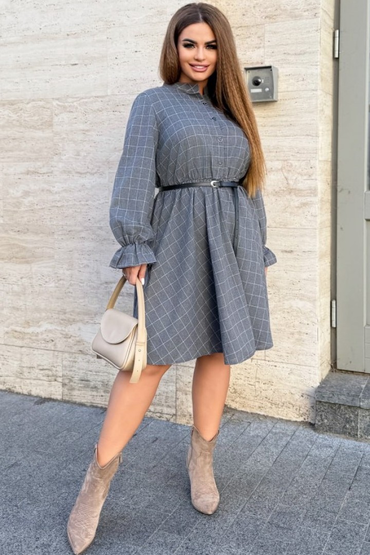 Сукня з поясом NA-275A870