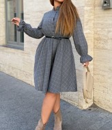 Платье с поясом NA-275A870