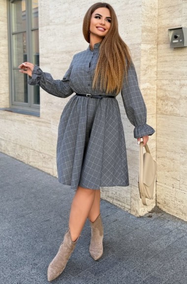 Платье с поясом NA-275A870