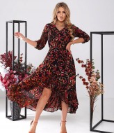 Платье с запахом GOL-1732A750