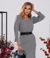 Приталенное платье GOL-1779A650