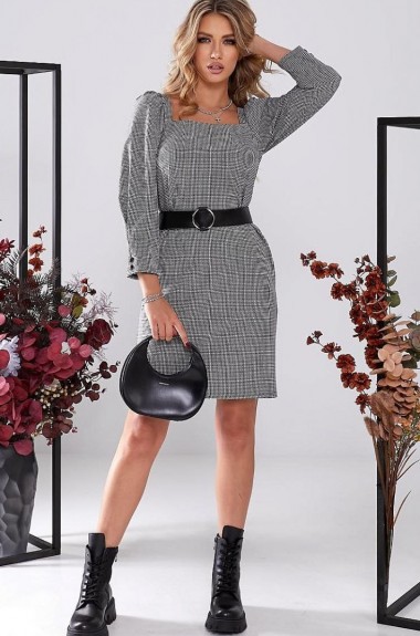 Приталенное платье GOL-1779A650