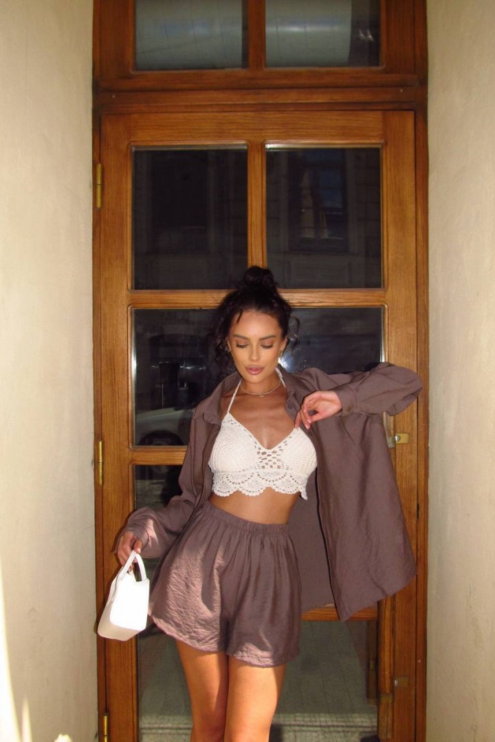 Лляний костюм KBE-0273A499