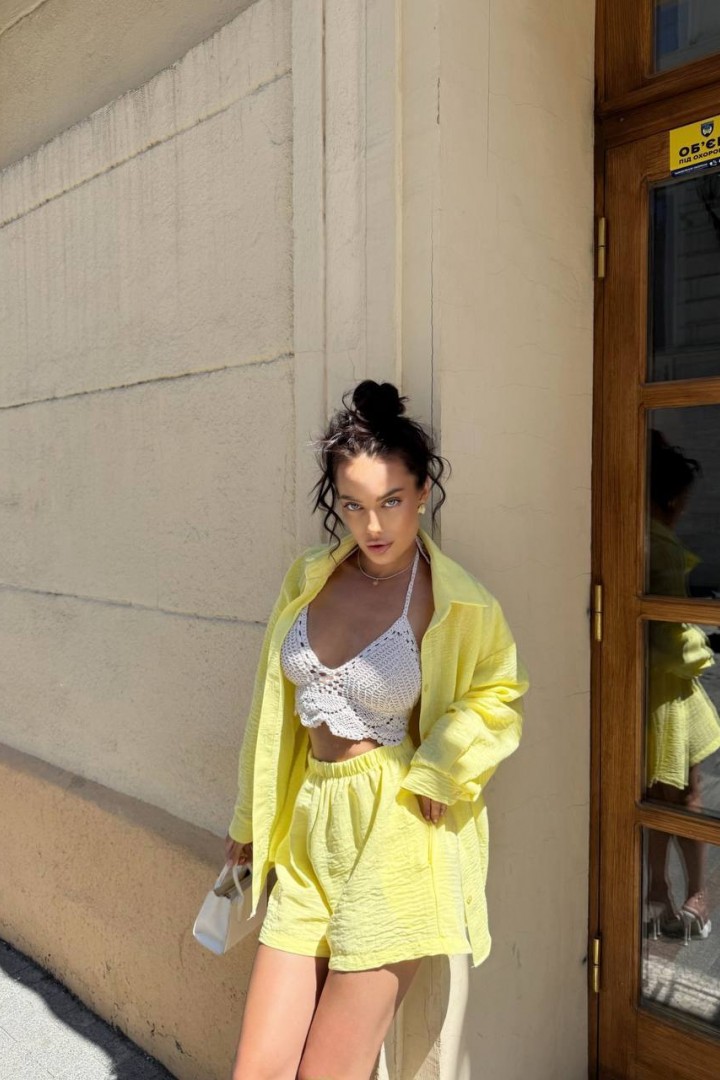 Лляний костюм KBE-0273A499