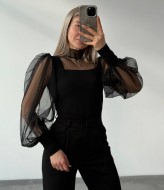 Боді з об'ємними рукавами RAB-462A399