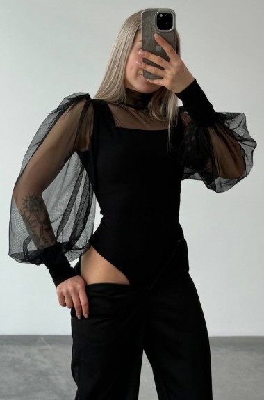 Боді з об'ємними рукавами RAB-462A399