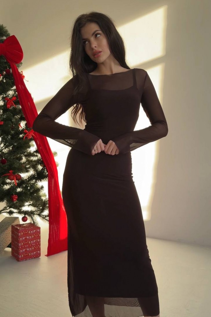 Силуэтное платье RAB-646A529