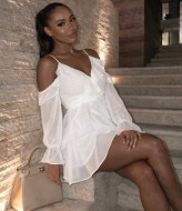 Легкое зефирное платье YLM-667A650