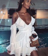 Легкое зефирное платье YLM-667A650