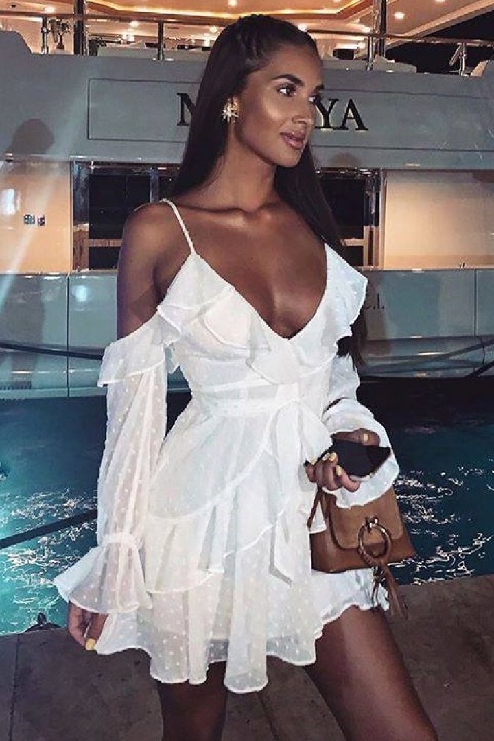 Легкое зефирное платье YLM-667A650